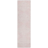 Machine Washable Indoor/ Outdoor Modern Stripe Chantille Rug