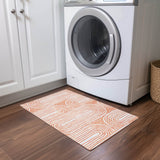 Machine Washable Indoor/ Outdoor Modern Vibes Chantille Rug