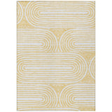 Machine Washable Indoor/ Outdoor Modern Vibes Chantille Rug
