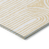 Machine Washable Indoor/ Outdoor Modern Vibes Chantille Rug