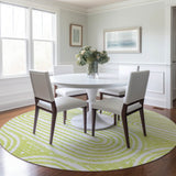 Machine Washable Indoor/ Outdoor Modern Vibes Chantille Rug