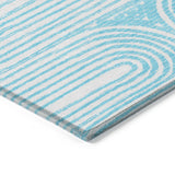 Machine Washable Indoor/ Outdoor Modern Vibes Chantille Rug