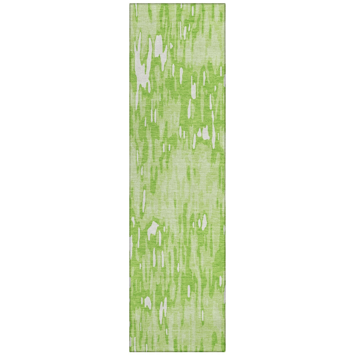 Machine Washable Indoor/ Outdoor Modern Watercolor Chantille Rug