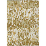 Machine Washable Indoor/ Outdoor Modern Watercolor Chantille Rug