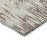 Machine Washable Indoor/ Outdoor Modern Watercolor Chantille Rug
