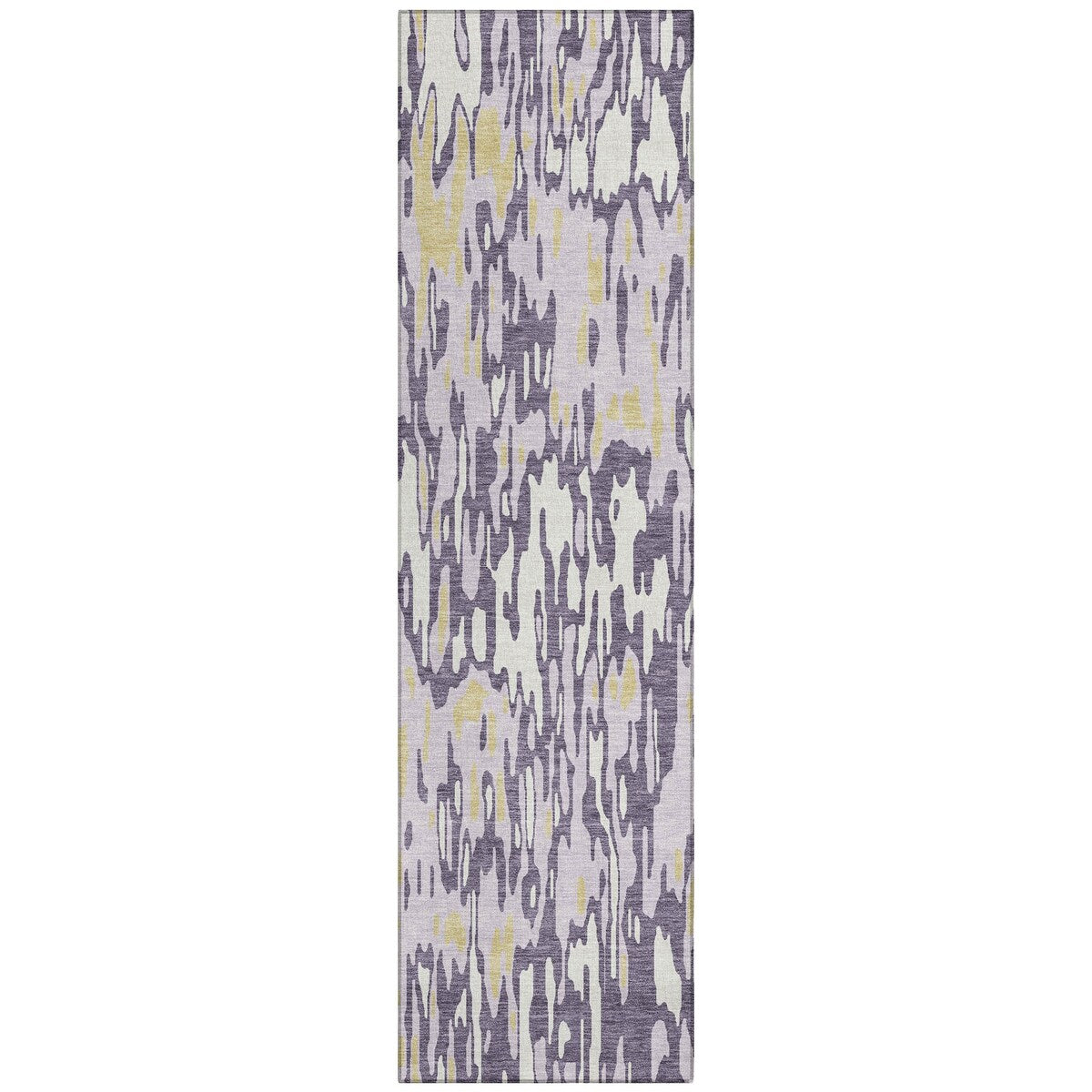 Machine Washable Indoor/ Outdoor Modern Watercolor Chantille Rug
