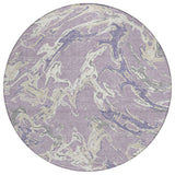 Machine Washable Indoor/ Outdoor Modern Wave Chantille Rug