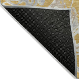 Machine Washable Indoor/ Outdoor Modern Wave Chantille Rug