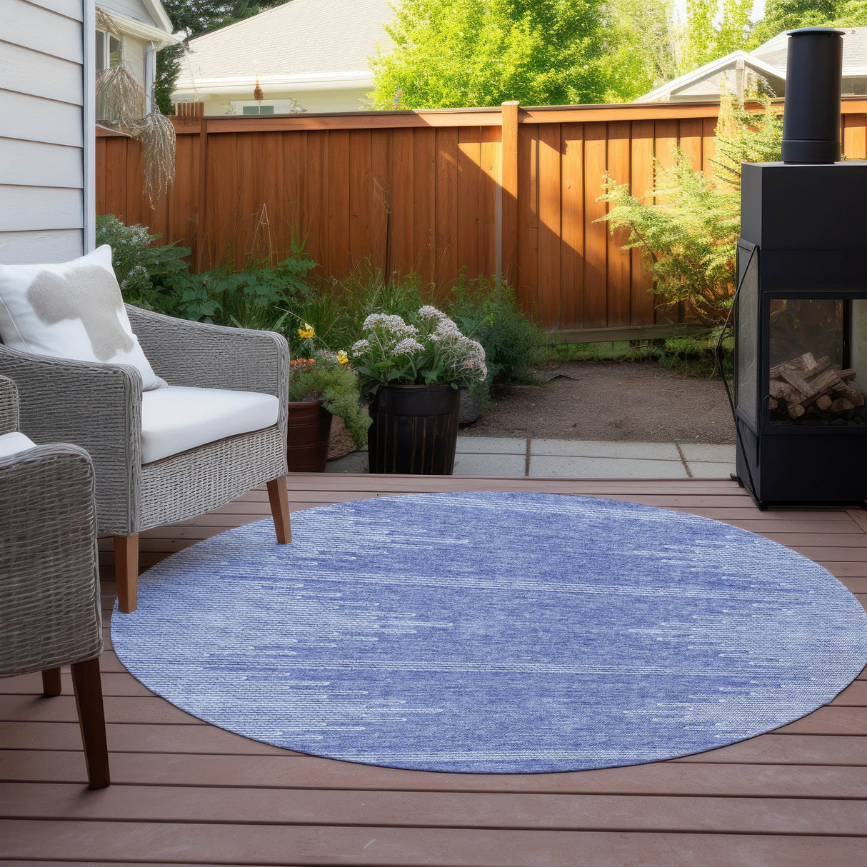 Machine Washable Indoor/ Outdoor Moroccan Boho Rug