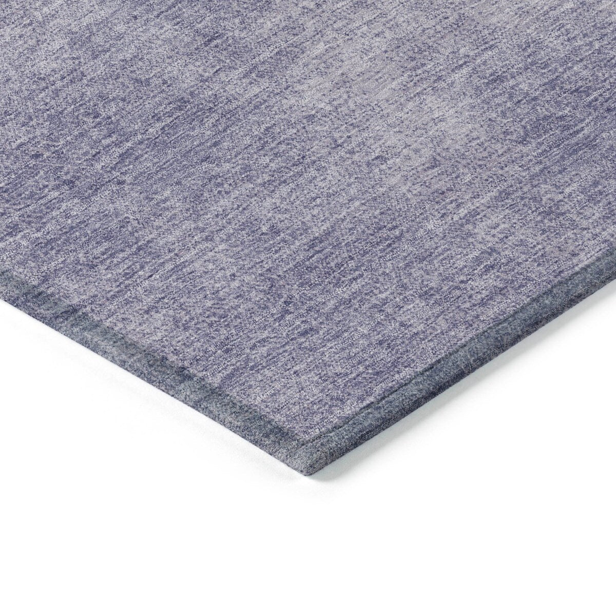 Machine Washable Indoor/ Outdoor Simple Solid Chantille Rug