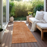 Machine Washable Indoor/ Outdoor Simple Solid Chantille Rug