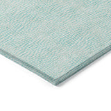 Machine Washable Indoor/ Outdoor Solid Causal Chantille Rug