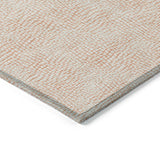 Machine Washable Indoor/ Outdoor Solid Causal Chantille Rug