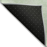 Machine Washable Indoor/ Outdoor Solid Causal Chantille Rug