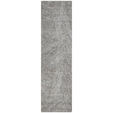 Machine Washable Indoor/ Outdoor Solid Geo Chantille Rug