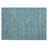 Machine Washable Indoor/ Outdoor Solid Modern Chantille Rug