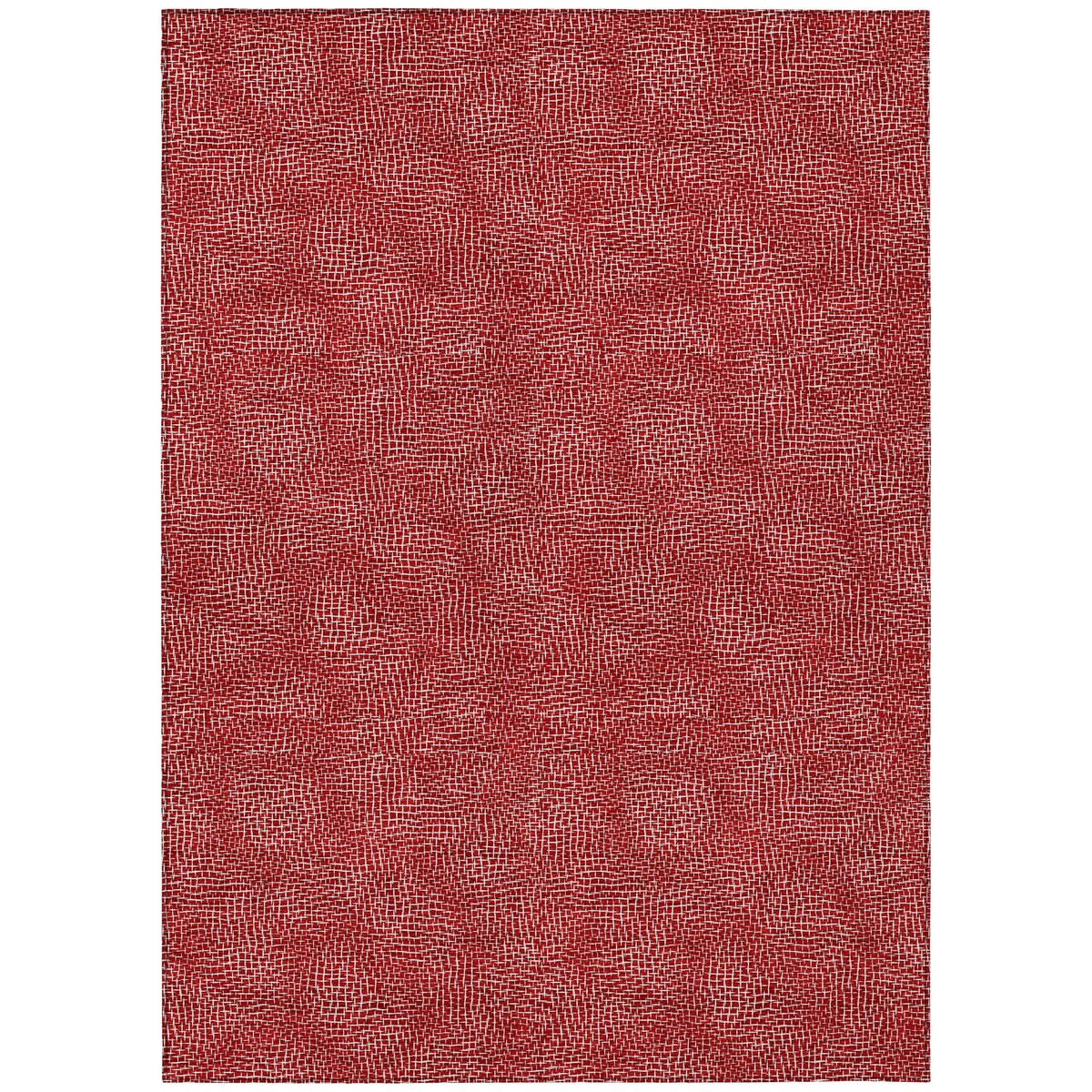 Machine Washable Indoor/ Outdoor Solid Modern Chantille Rug