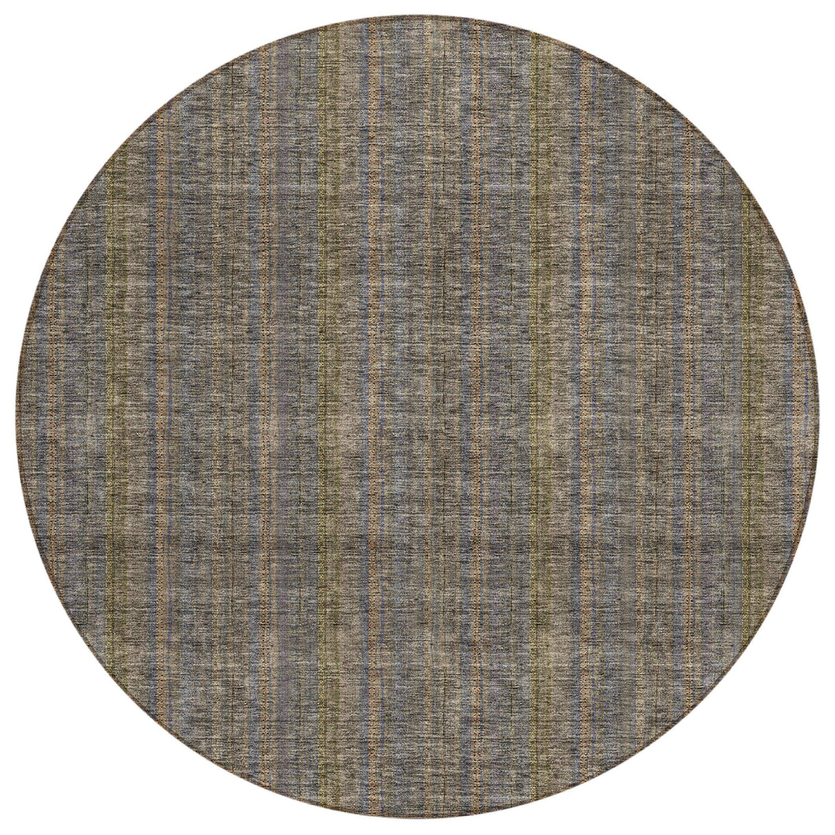 Machine Washable Indoor/ Outdoor Stripe Chantille Rug