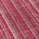 Machine Washable Indoor/ Outdoor Stripe Chantille Rug