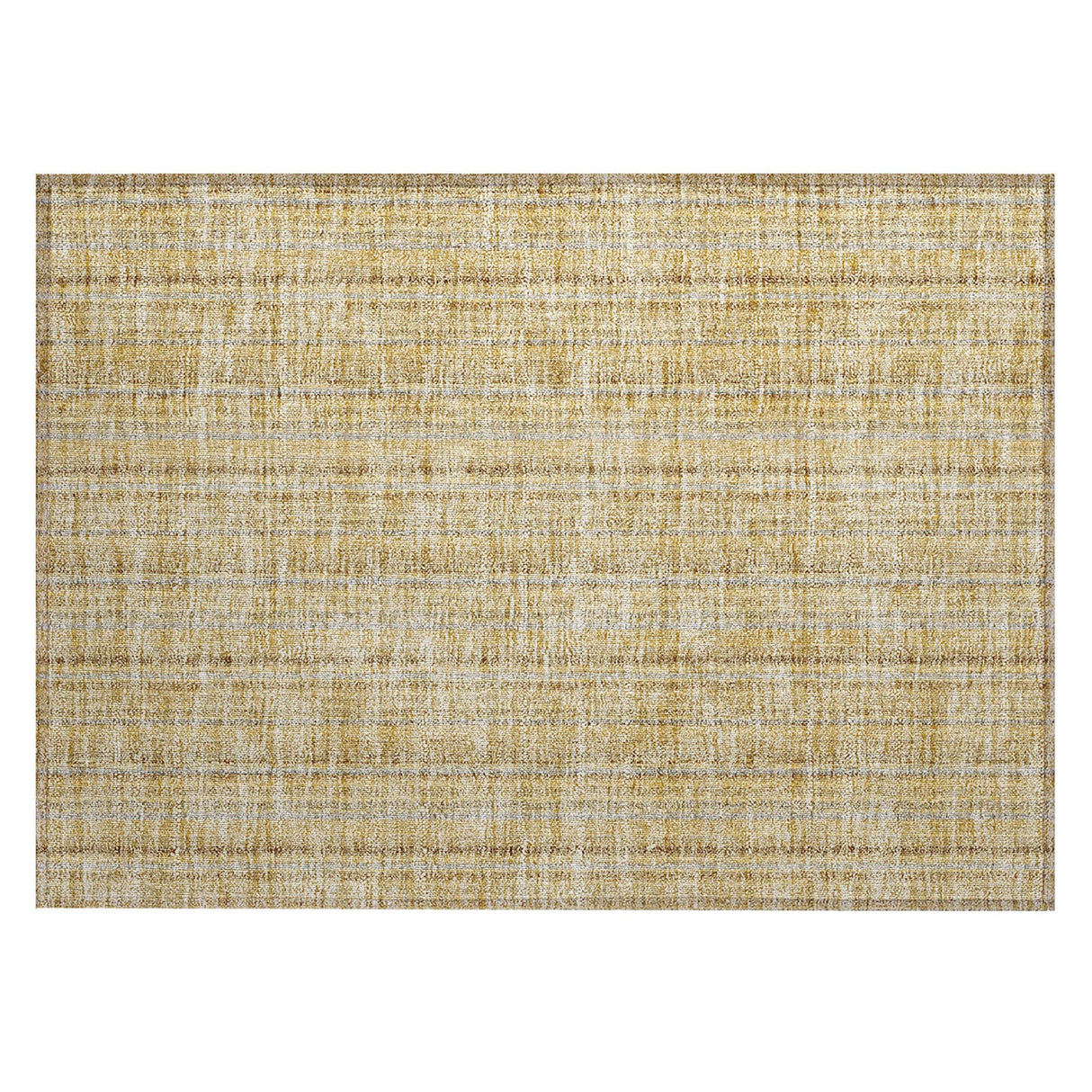 Machine Washable Indoor/ Outdoor Stripe Chantille Rug