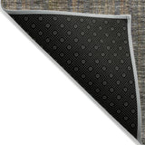 Machine Washable Indoor/ Outdoor Stripe Chantille Rug