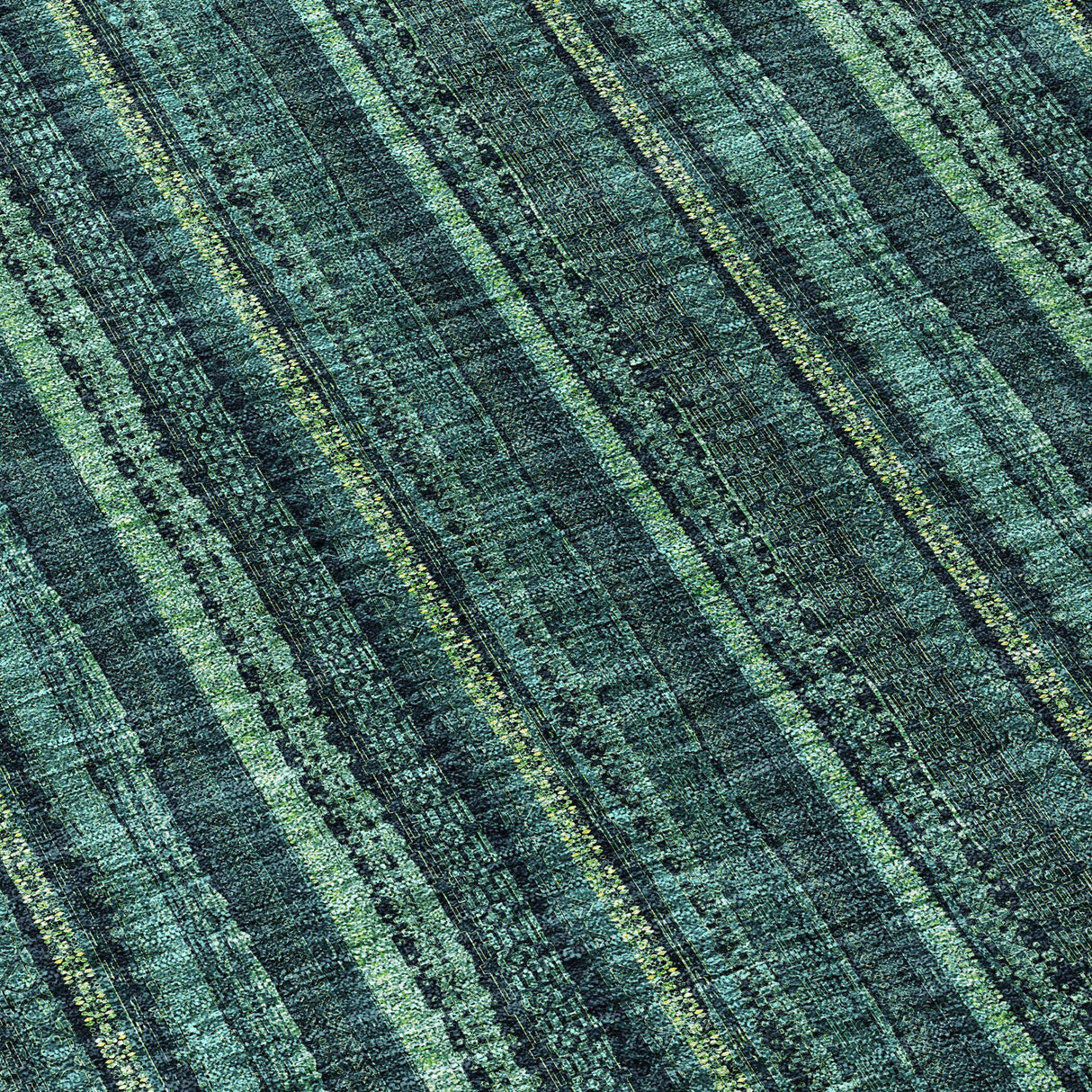Machine Washable Indoor/ Outdoor Stripe Chantille Rug