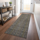 Machine Washable Indoor/ Outdoor Stripe Chantille Rug