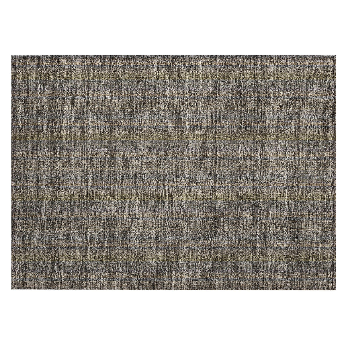 Machine Washable Indoor/ Outdoor Stripe Chantille Rug