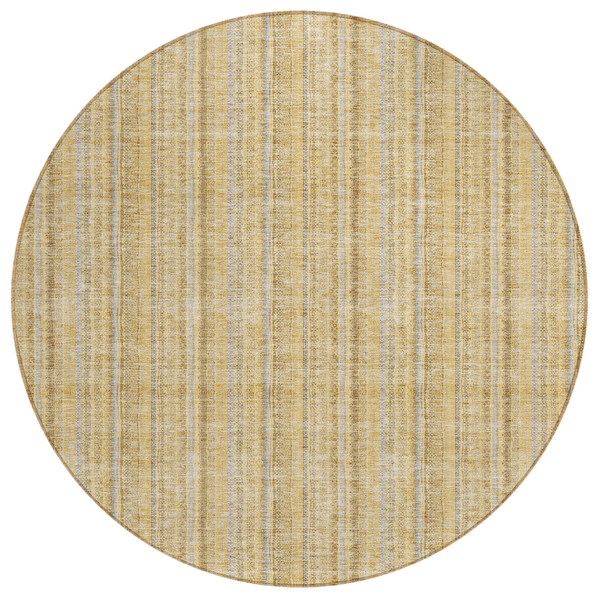 Machine Washable Indoor/ Outdoor Stripe Chantille Rug