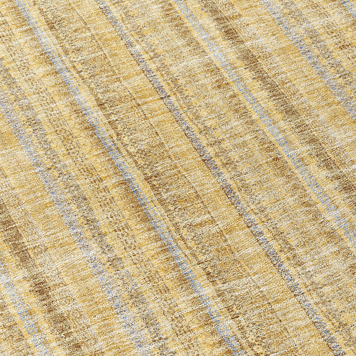 Machine Washable Indoor/ Outdoor Stripe Chantille Rug