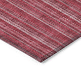 Machine Washable Indoor/ Outdoor Stripe Chantille Rug