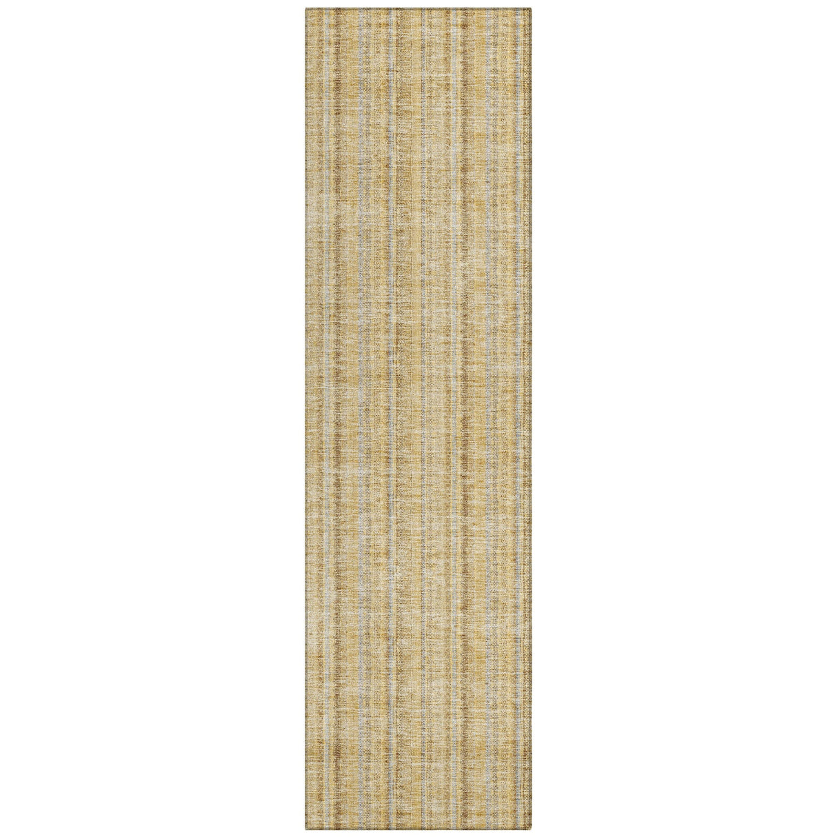 Machine Washable Indoor/ Outdoor Stripe Chantille Rug