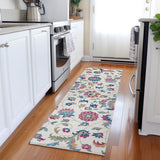 Machine Washable Indoor/ Outdoor Traditional Chantille Rug