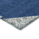 Machine Washable Indoor/ Outdoor Traditional Chantille Rug
