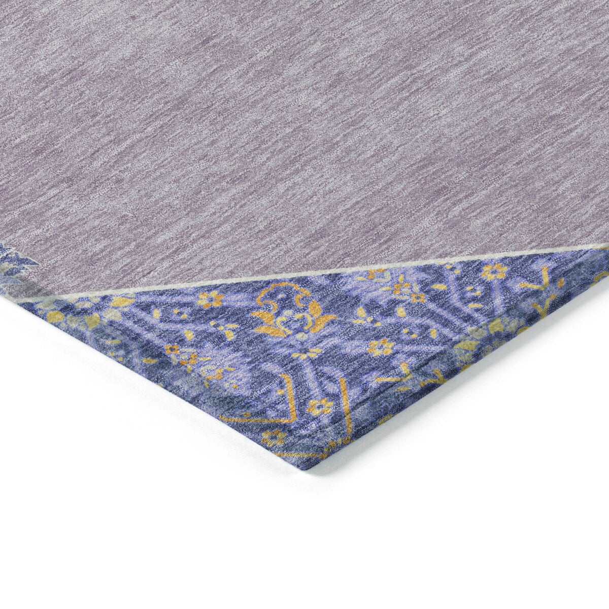 Machine Washable Indoor/ Outdoor Traditional Chantille Rug