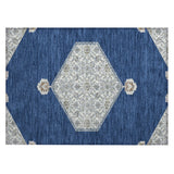 Machine Washable Indoor/ Outdoor Traditional Chantille Rug