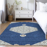 Machine Washable Indoor/ Outdoor Traditional Chantille Rug