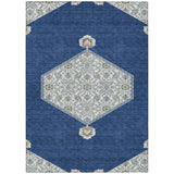Machine Washable Indoor/ Outdoor Traditional Chantille Rug