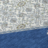 Machine Washable Indoor/ Outdoor Traditional Chantille Rug
