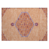Machine Washable Indoor/ Outdoor Traditional Chantille Rug