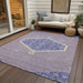Machine Washable Indoor/ Outdoor Traditional Chantille Rug