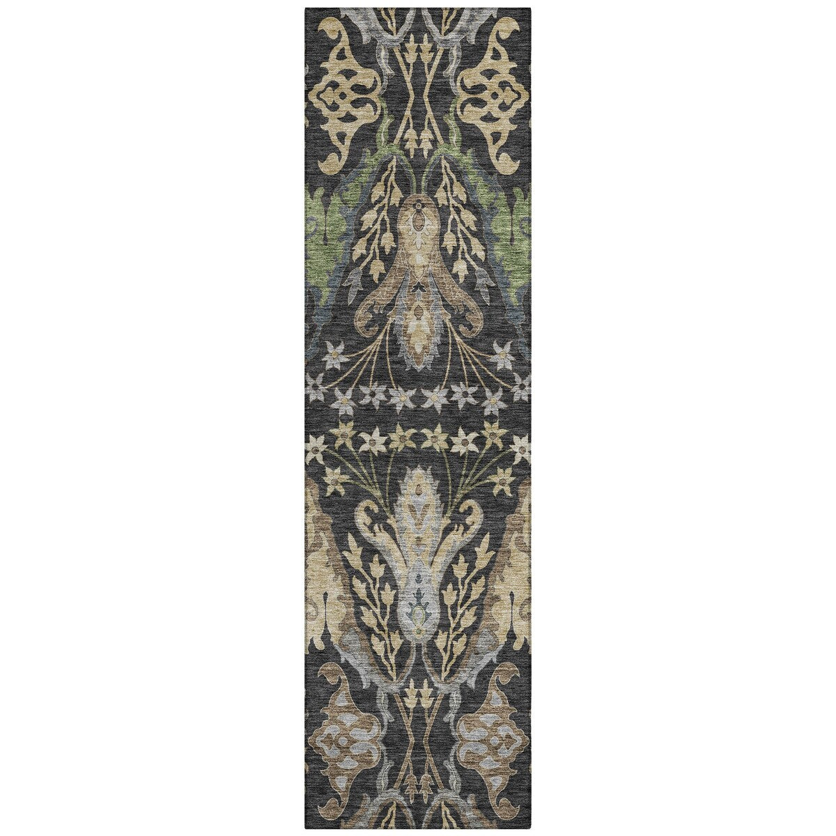 Machine Washable Indoor/ Outdoor Traditional Craftsman Chantille Rug