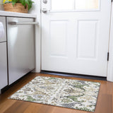 Machine Washable Indoor/ Outdoor Traditional Craftsman Chantille Rug