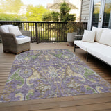Machine Washable Indoor/ Outdoor Traditional Craftsman Chantille Rug