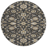 Machine Washable Indoor/ Outdoor Traditional KashanChantille Rug