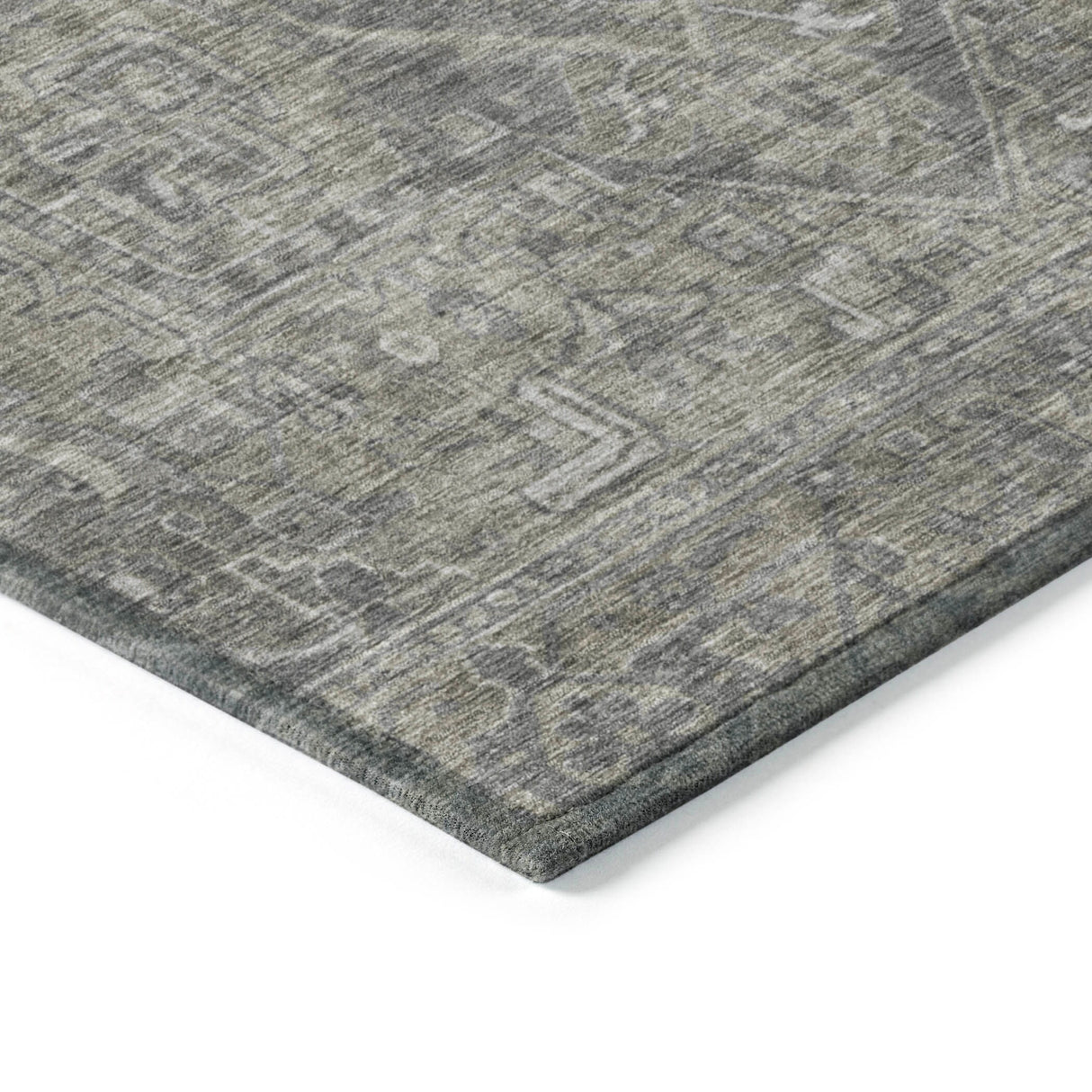 Machine Washable Indoor/ Outdoor Traditional Persian Chantille Rug