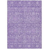 Machine Washable Indoor/ Outdoor Vintage Boho Chantille Rug