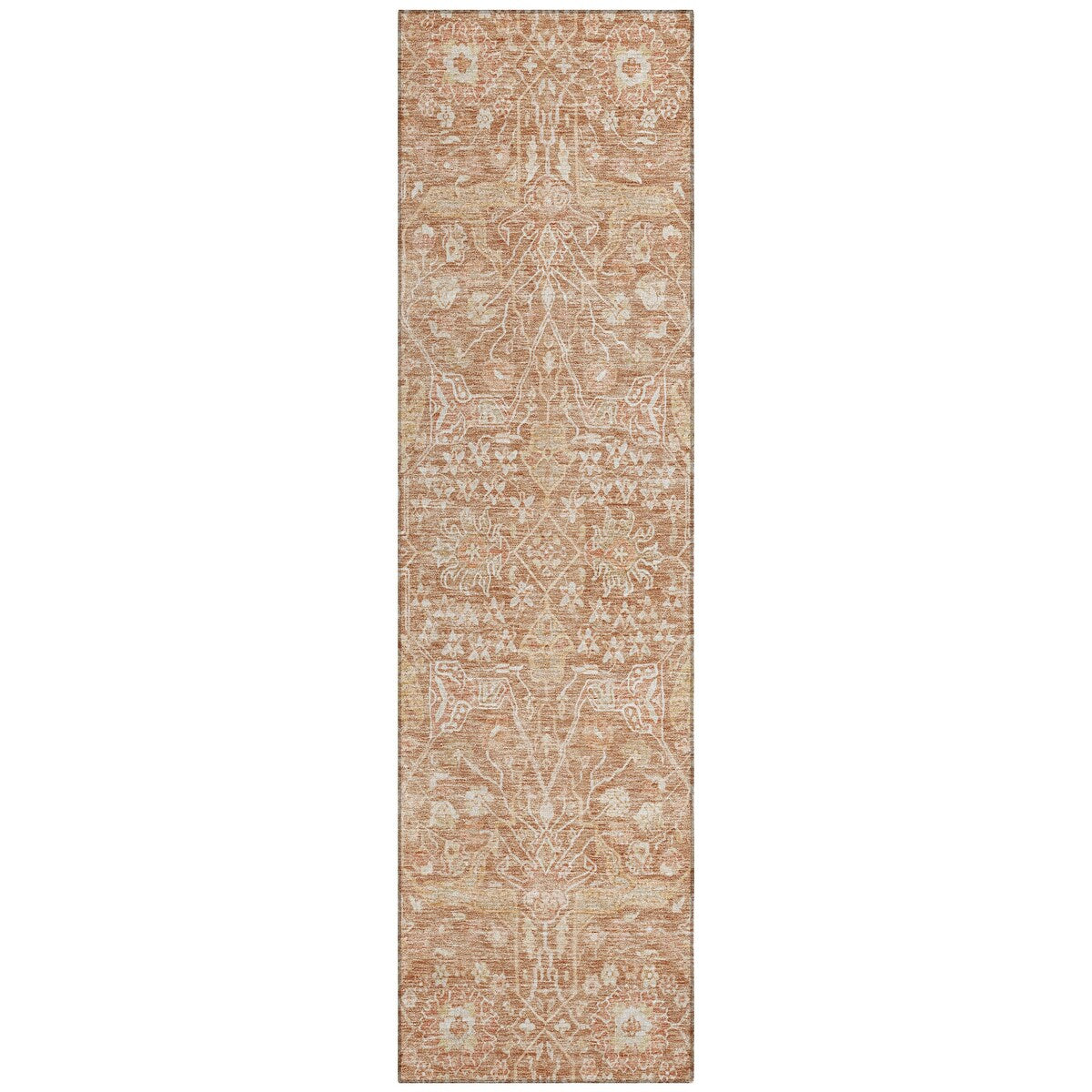 Machine Washable Indoor/ Outdoor Vintage Boho Chantille Rug