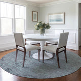Machine Washable Indoor/ Outdoor Vintage Traditional Chantille Rug