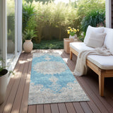 Machine Washable Indoor/ Outdoor Vintage Traditional Chantille Rug